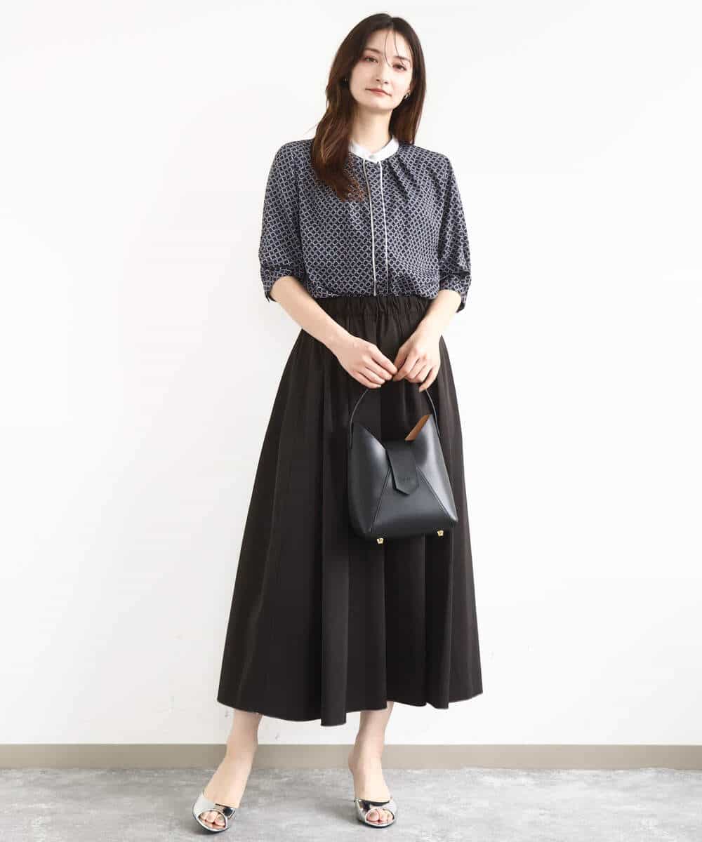 リバーシブルチェックスカート/洗える(ロング・マキシ丈スカート) | MK