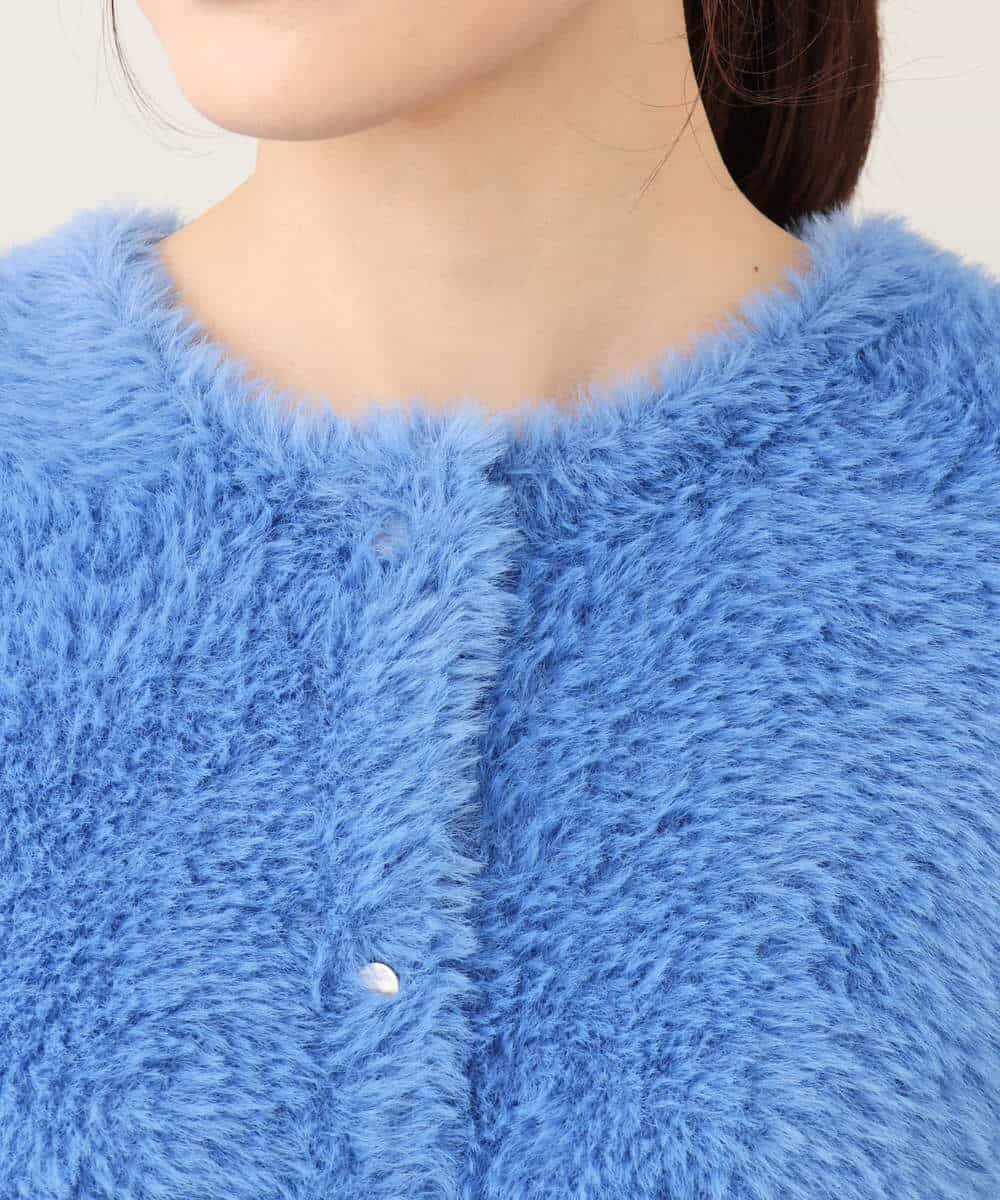 Wフェイスシャギーニットジャケット/洗える(カーディガン) | MK MICHEL