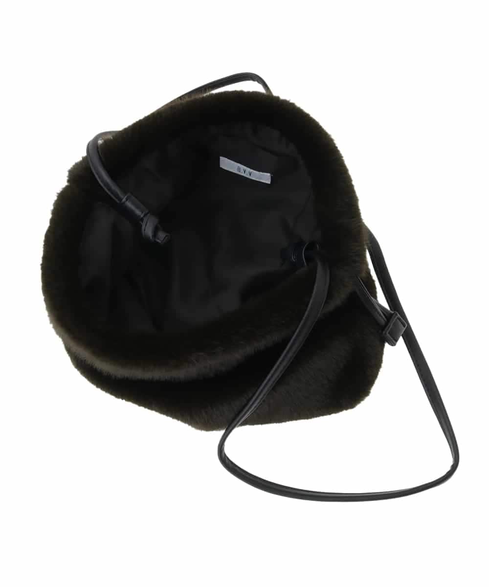 ファー巾着ショルダーバッグ(ショルダーバッグ) | a.v.v(アー・ヴェ