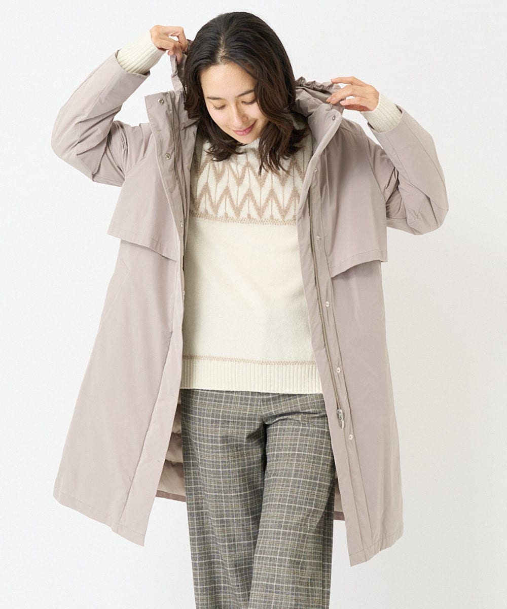 ステッチレスタフタAラインロングダウン(ダウンジャケット・コート