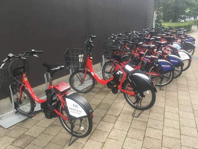 電動アシスト、乗り捨てOK、お財布も 都内の移動はやっぱり