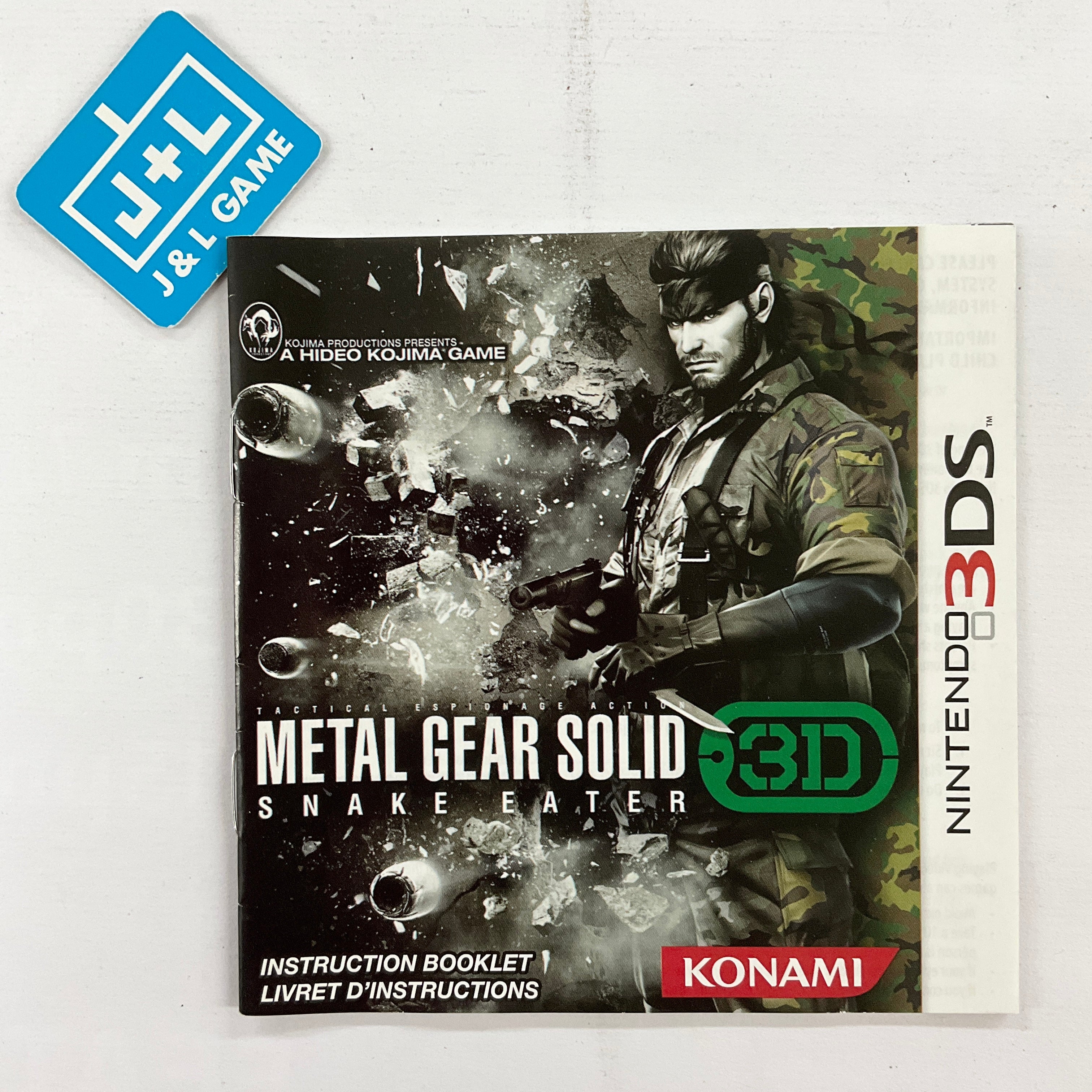 Metal Gear Solid: Snake Eater 3D - Nintendo 3DS [Pre-Owned] | J&L Game