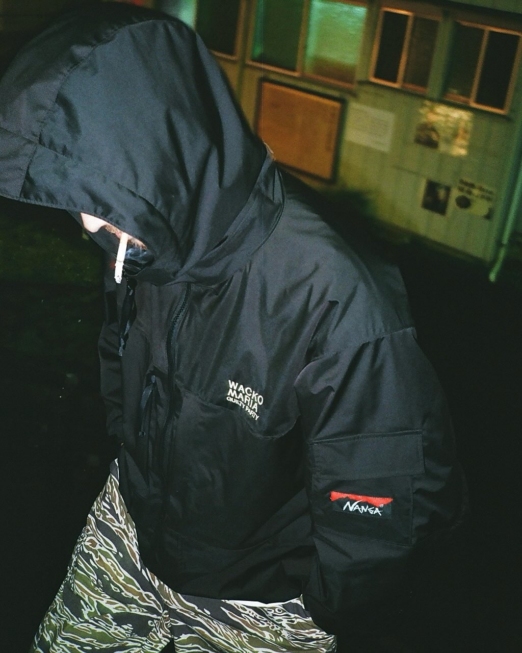 WACKO MARIA/NANGA / MOUNTAIN PARKA（BLACK）［マウンテンパーカー-25