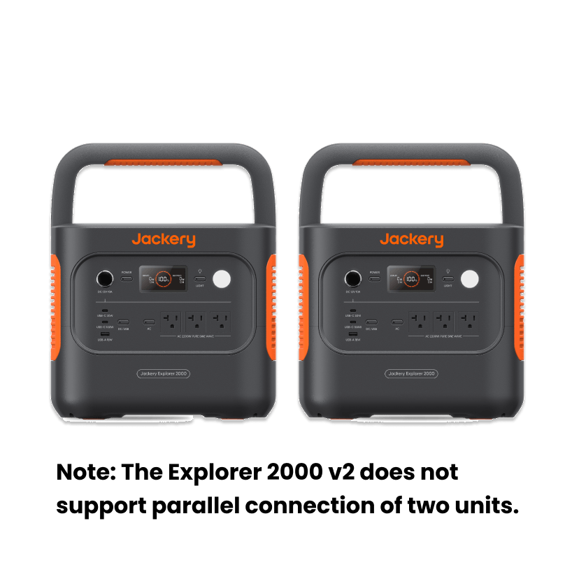 Jackery Explorer 2000 v2 Portable Power Station | 2042Wh 2200W LFP
