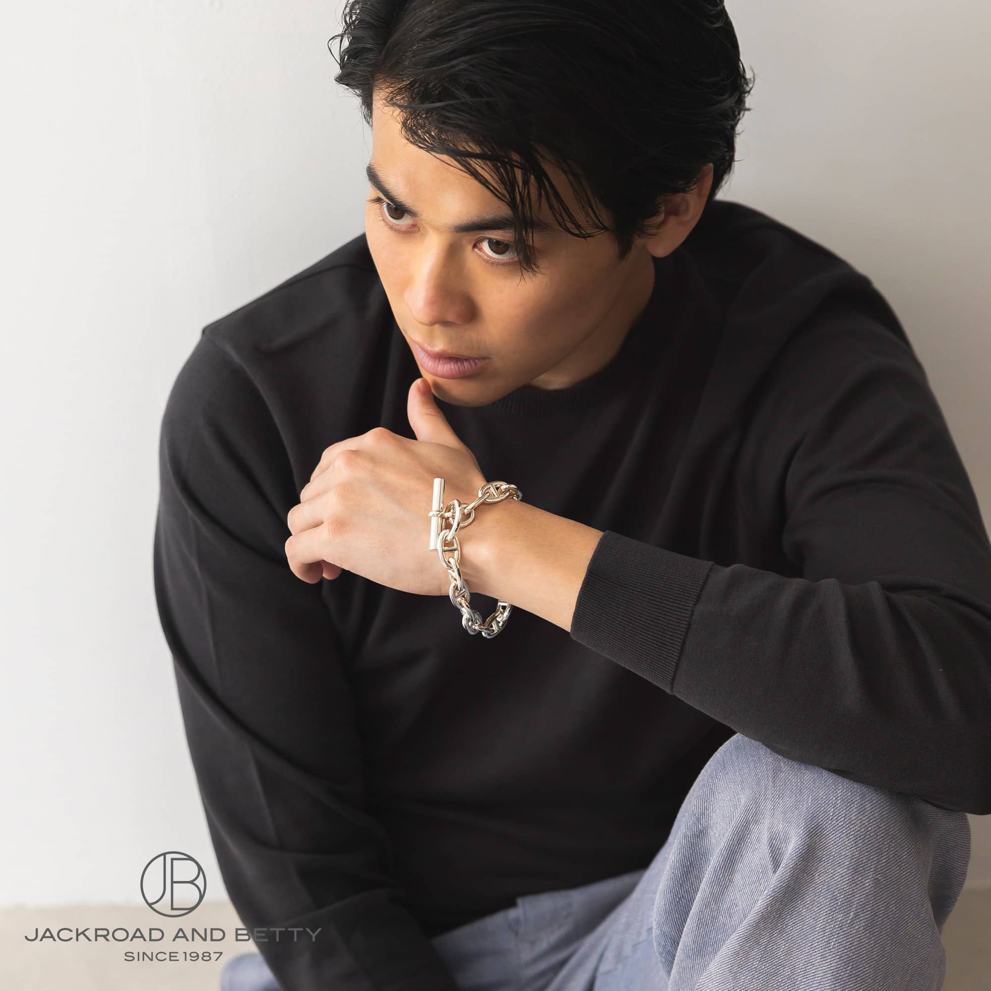 シェーヌ・ダンクル ブレスレット GM 15コマ[H101672B 015] Chaine d