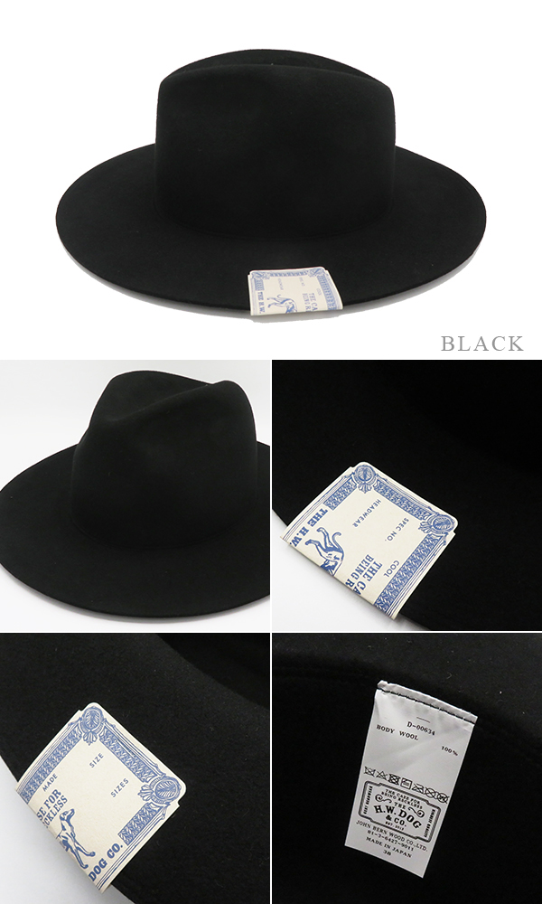 THE H.W.DOG&CO. 折り畳み|メリノウールハット『TRAVELERS HAT