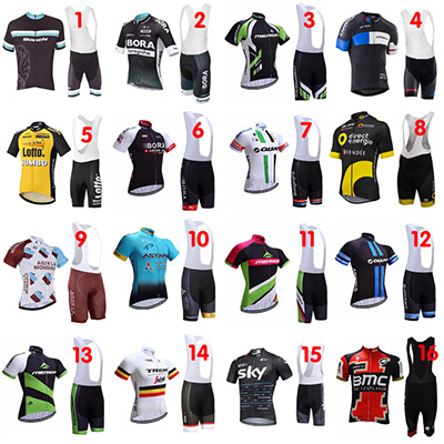 14番 TREK トレック - 夏 ビブショーツ ジャージ - チーム サイクル