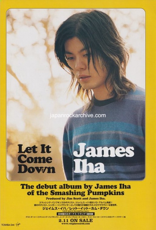 James Iha 1998/03 Let It Come Down Japan album promo ad – Japan