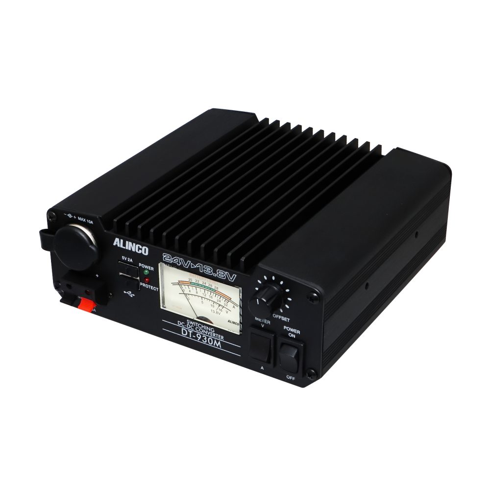 ALINCO】DC/DCコンバーター 24V→12V 30A DT-930M | 株式会社ジェット