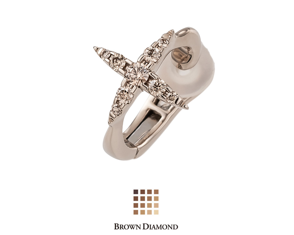 カシケイ ブラウンダイヤモンド イヤーカフ入荷！ | COCCO