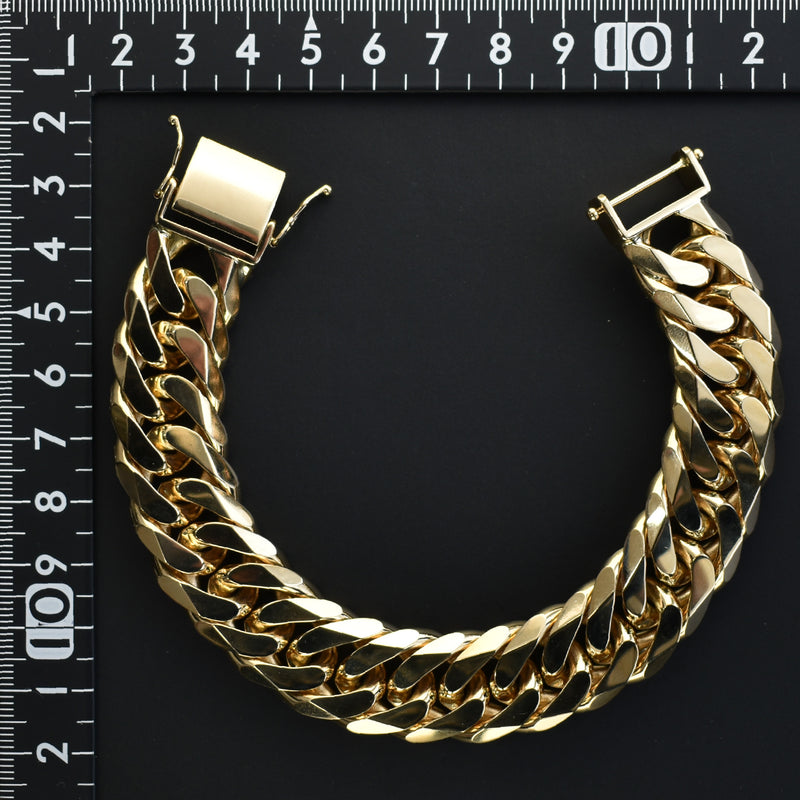 要お問い合わせ】喜平 ブレスレット K18 ダブル 6面 200g 22cm 造幣局