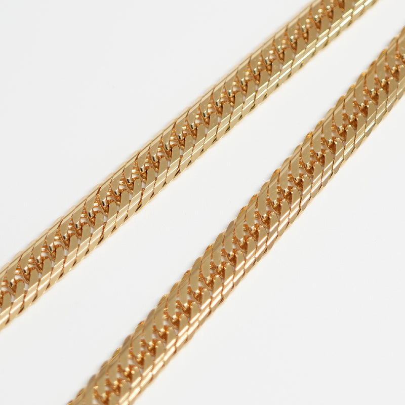 喜平 ネックレス K18 トリプル Mカット 92g 55cm 造幣局検定マーク