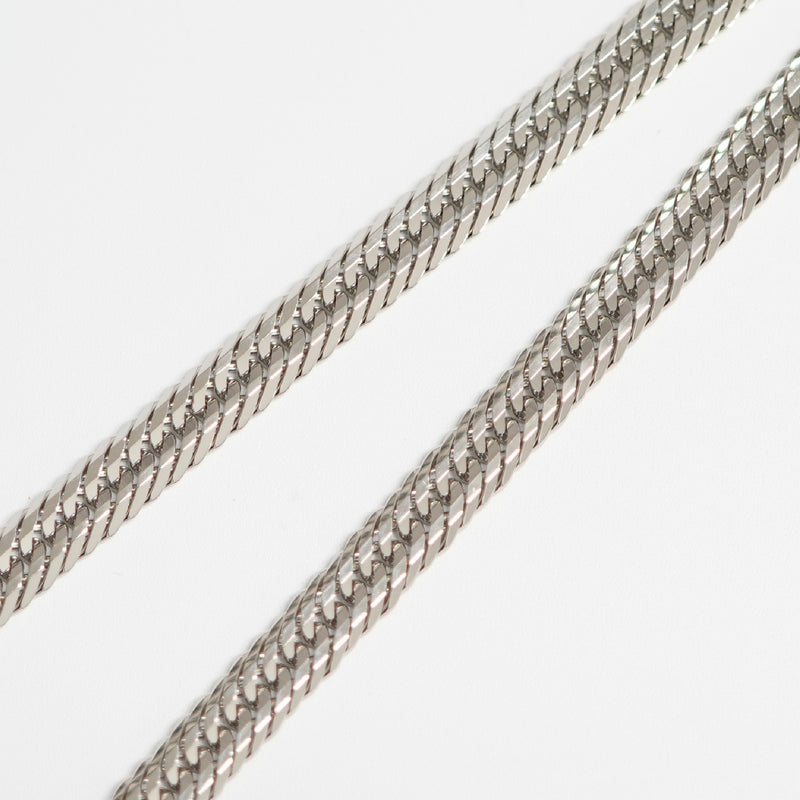 喜平 ネックレス Pt850 トリプル 12面 55g 55cm 造幣局検定マーク