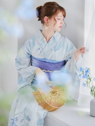 百合(ユリ)柄 浴衣 - Jewels（ジュエルズ）