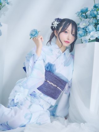 百合(ユリ)柄 浴衣 - Jewels（ジュエルズ）