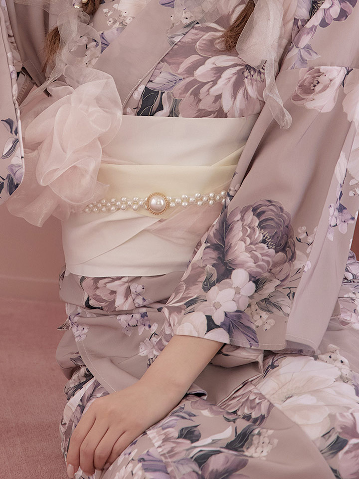 即日発送】【オリジナル浴衣】大人スウィートフラワー牡丹柄浴衣【浴衣