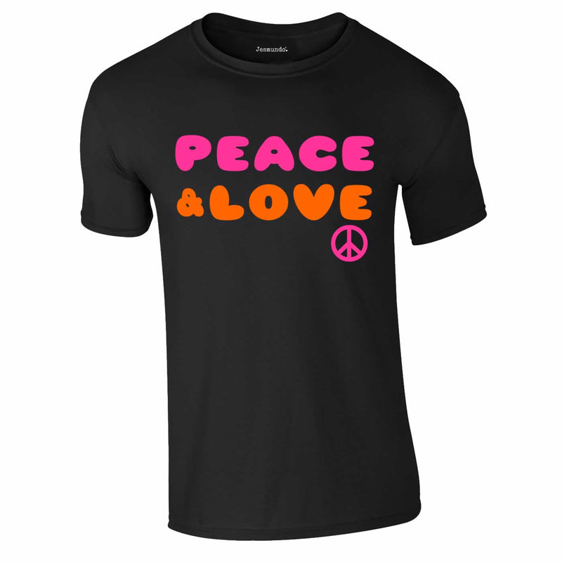 Peace And Love T-Shirt Inspired From The 60's