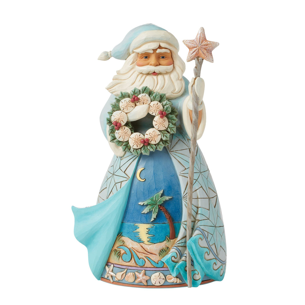 Santa with Sand Dollar Fig – Jim Shore