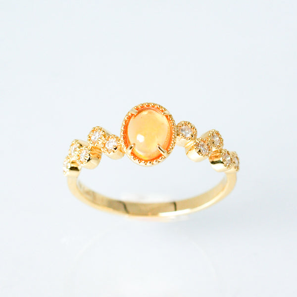 K18 オパール リング