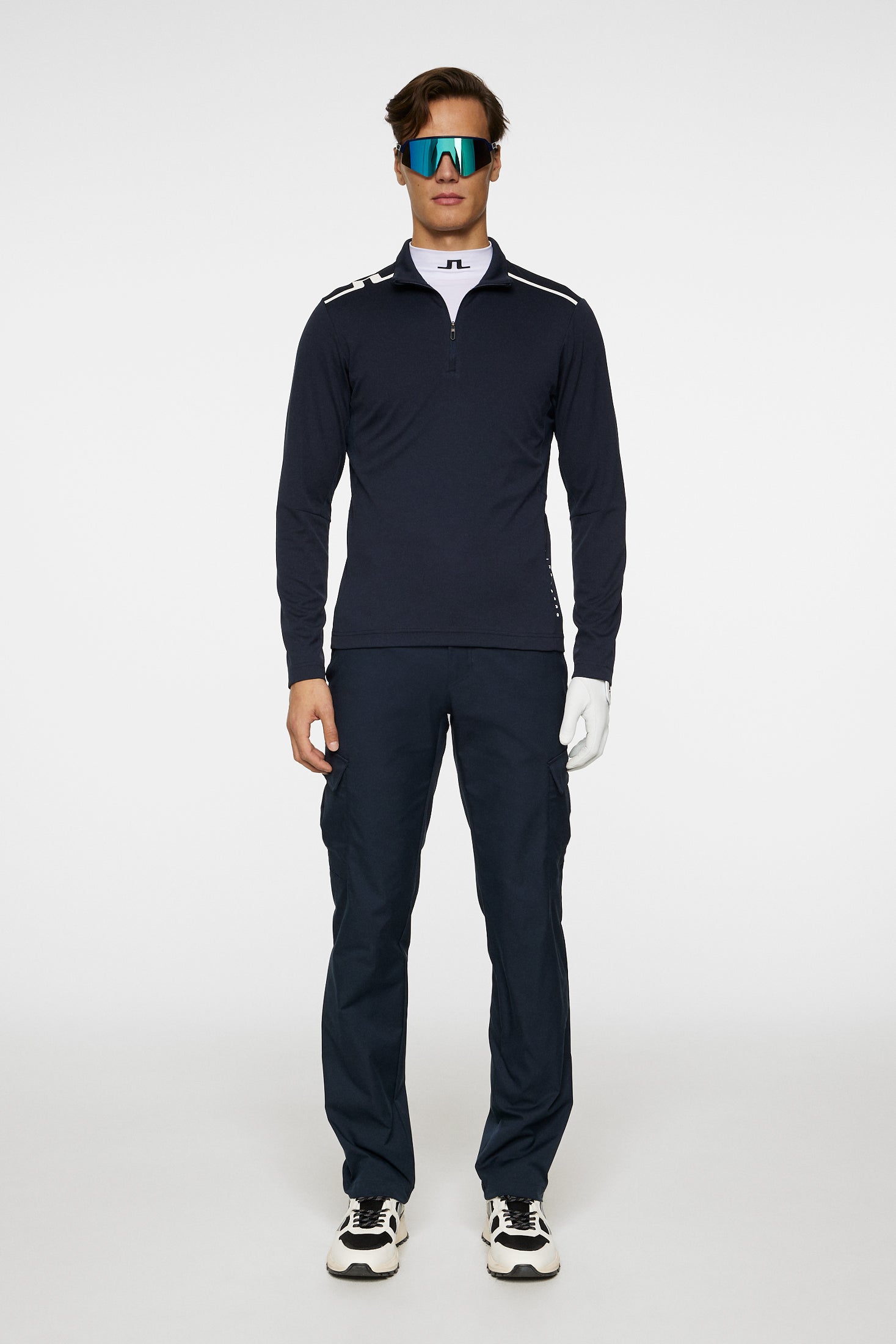 Leon Quarter Zip Mid Layer / JL Navy – J.Lindeberg