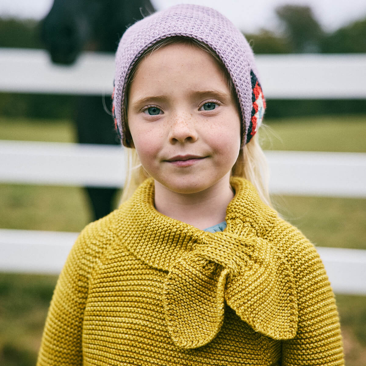 Crochet Headwarmer in Periwinkle by Misha & Puff – Junior Edition