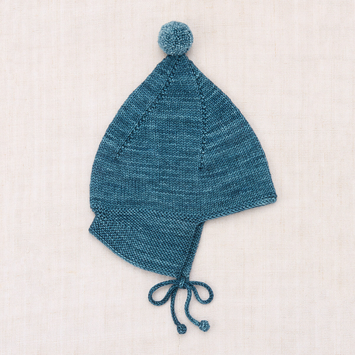 Pointy Peak Hat in Blue Smoke by Misha & Puff – Junior Edition