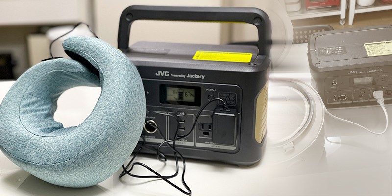 ちょうどいいサイズのポータブル電源「BN-RB62-C」はアトリエでの