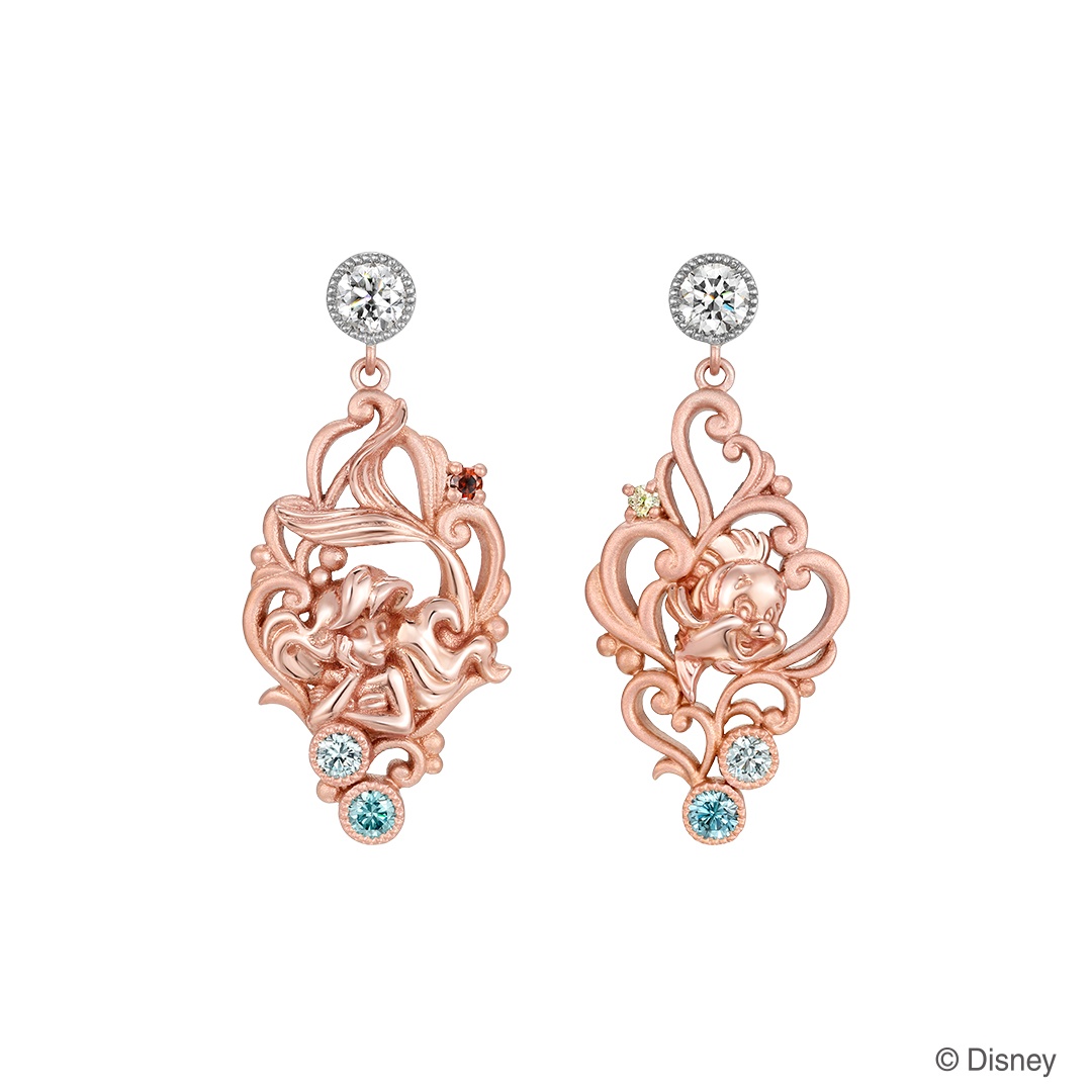 リトル・マーメイド』/ピアス[DODF-1070]｜オーダーメイド（ジュエリー）