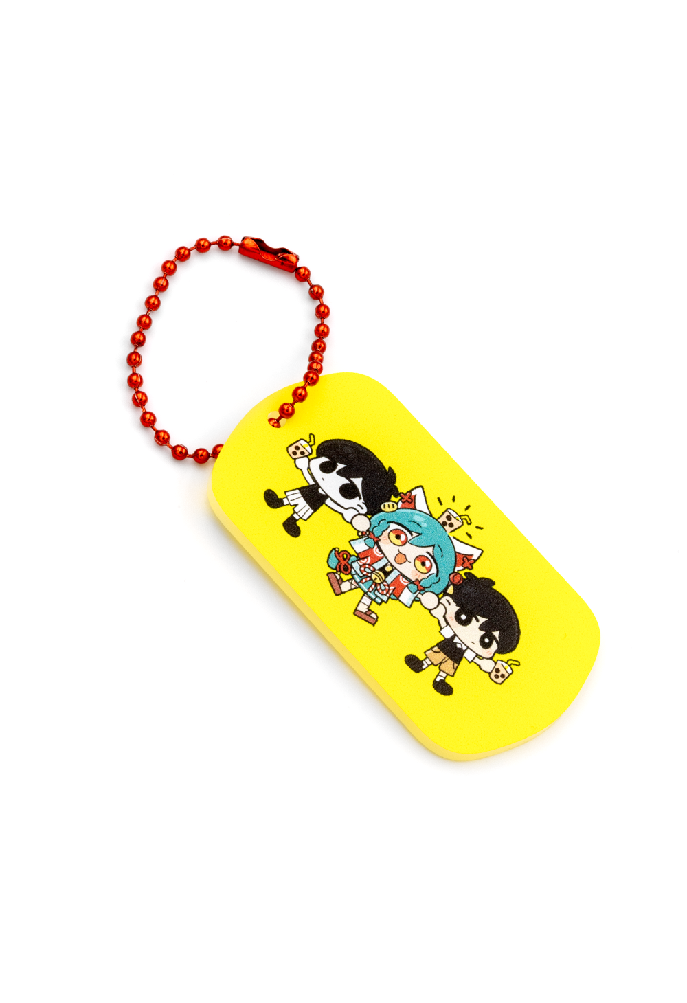 SUNRIGHT TEA x OMORI Dog Tag Keychain – OMOCAT
