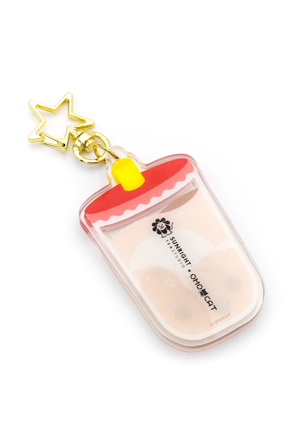 SUNRIGHT TEA x OMORI OMOCAT Shaker Keychain