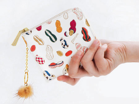 完売【予約限定】梅花（メイホア） L字ファスナーの小さなお財布［t］