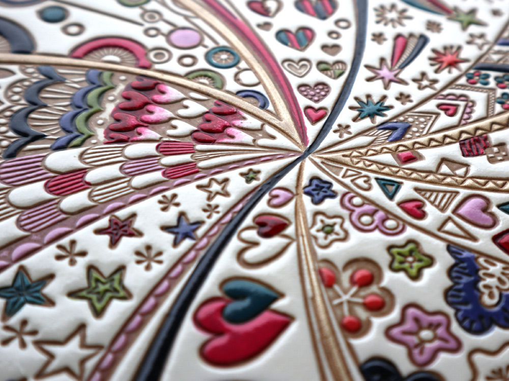 完売【予約限定】グロッシーハート がま口長財布［t］