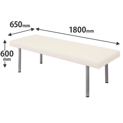 LT73RA-PB26 オカムラ 一般診察台向け診察台 高さ600 幅1900 クリーム