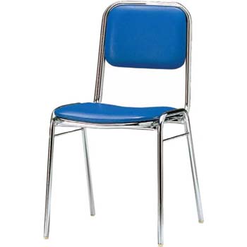 FSC-300-GR 藤沢工業 食堂用チェア ビニールシート張り グリーンの通販