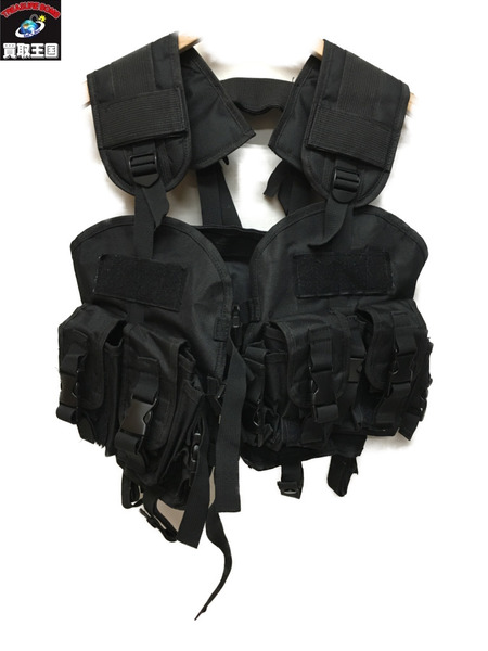 タクティカルベスト ブラック｜商品番号：2100203154604 - 買取王国