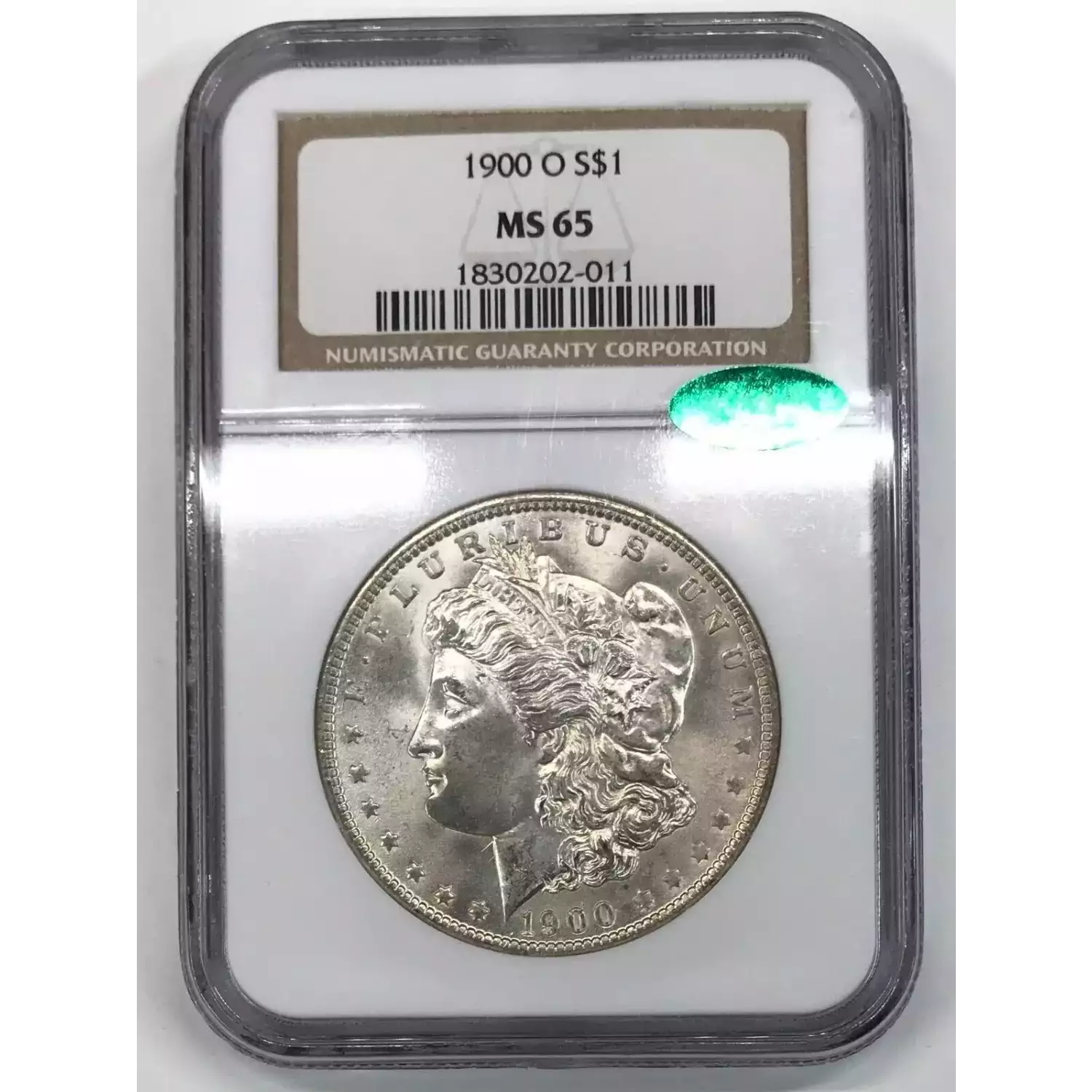 1900-O Morgan Silver Dollar NGC MS-65 TOP 100 VAM-15 Doubled Stars