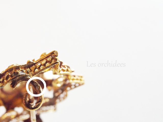 フランスアンティークブローチ