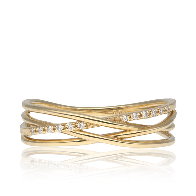 K18/Pt「エミール」リング｜【オレフィーチェ】Orefice