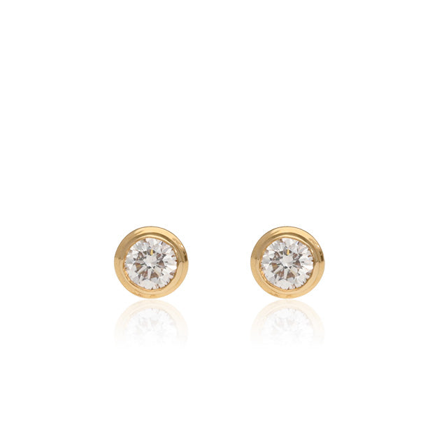 K18/Pt「0.2ctネオヌード」ピアス｜【オレフィーチェ】Orefice