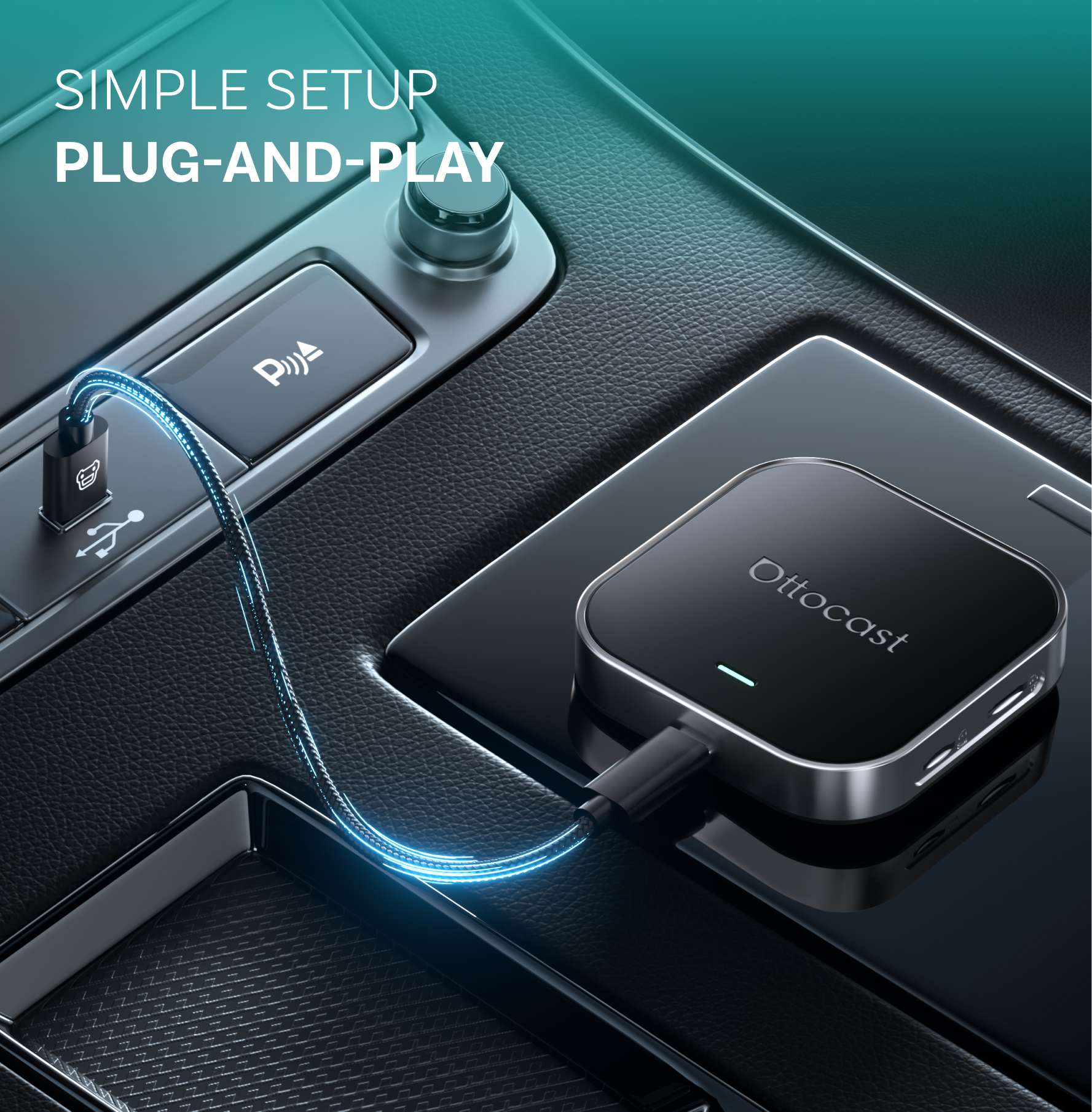 OttoAibox E2 CarPlay Android Auto AI Box CloudSIM Network