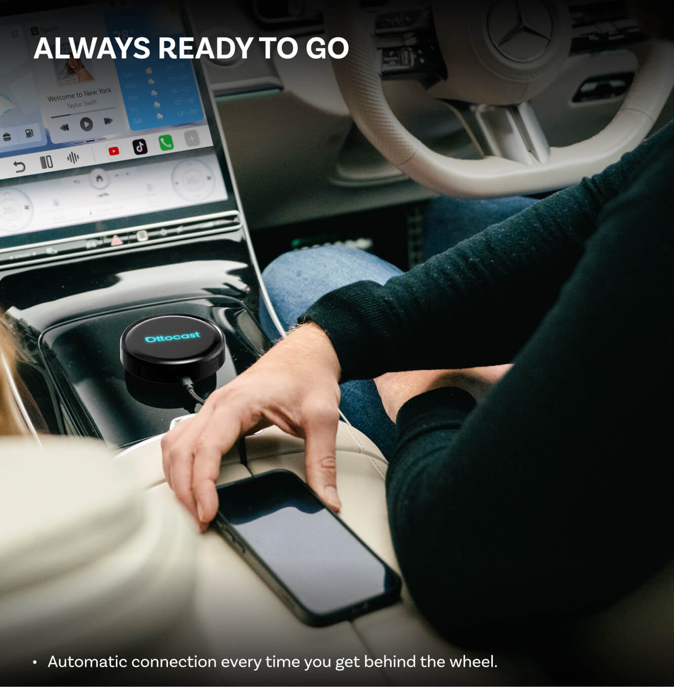 Ottocast P3 Pro Android 13 Snapdragon AI Box