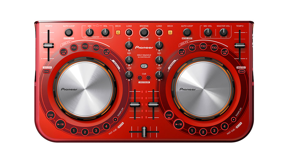 Pioneer/PCDJコントローラー/DDJ-WeGO2-Rセットの紹介です。