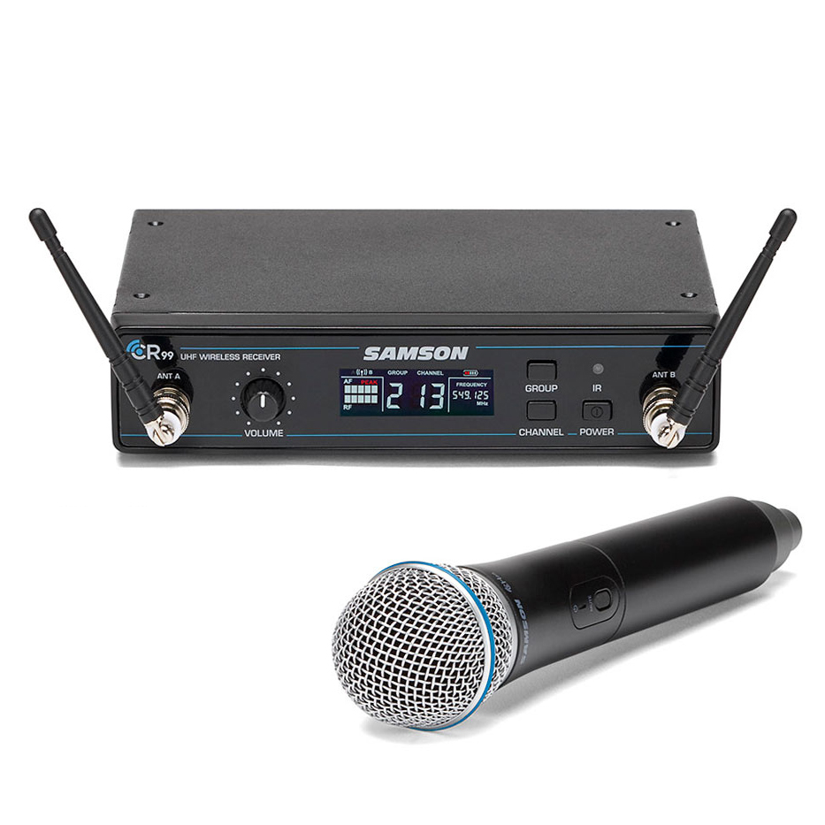 SAMSONのワイヤレス・システム、 Concert 99 Handheldのご紹介です。