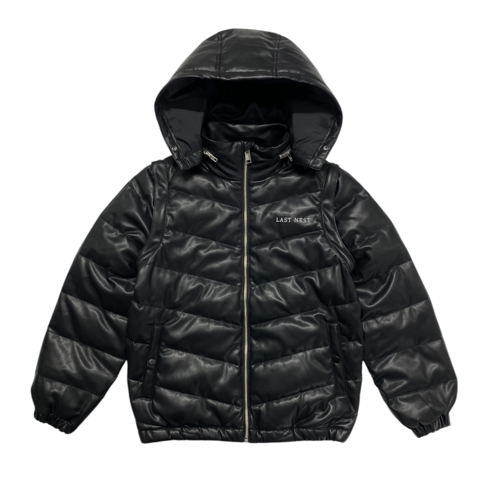 LAST NEST / leather down jacket v2 - OTHELLO KUMAMOTO
