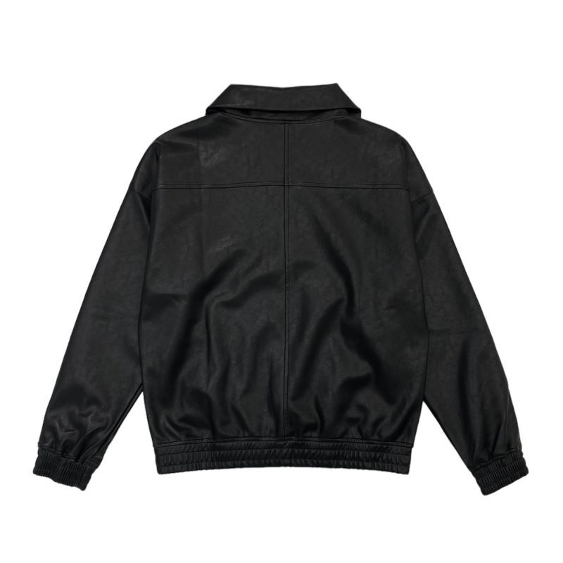 LAST NEST / leather half zip - OTHELLO KUMAMOTO