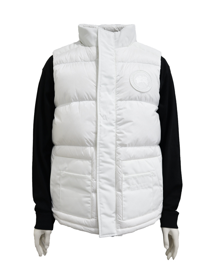 カナダグース ダウンベスト ホワイト | アウトレットジャパン福岡