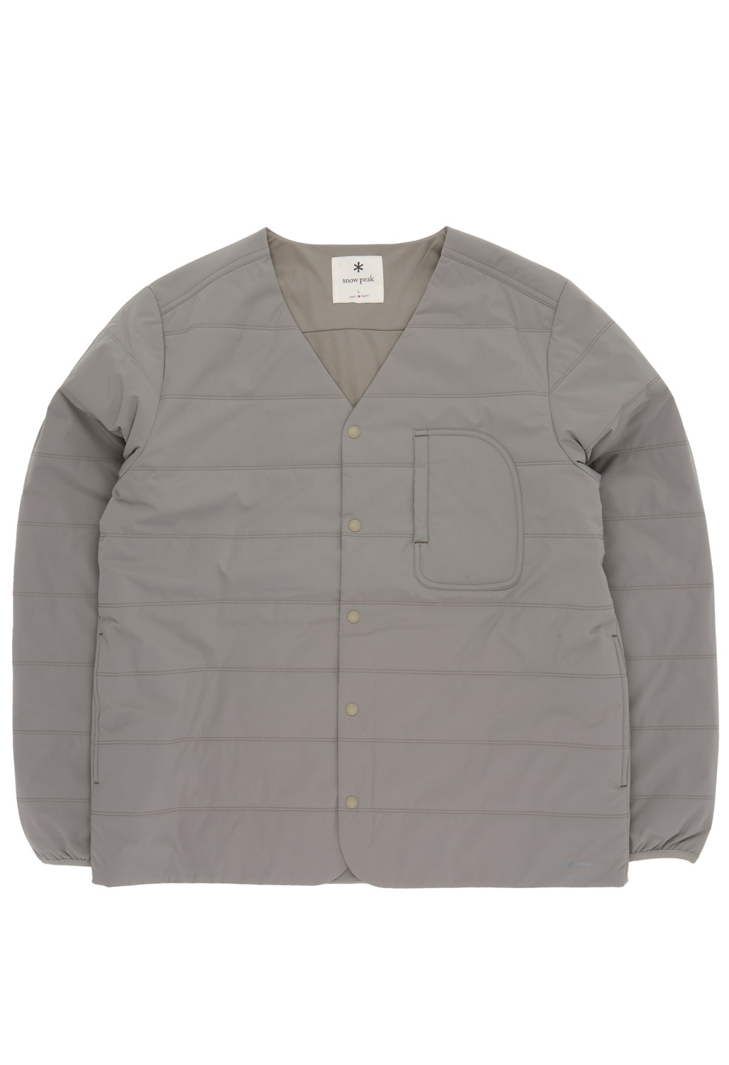 Snow Peak Flexible Insulated Cardigan - Khaki – Outsiders Store UK
