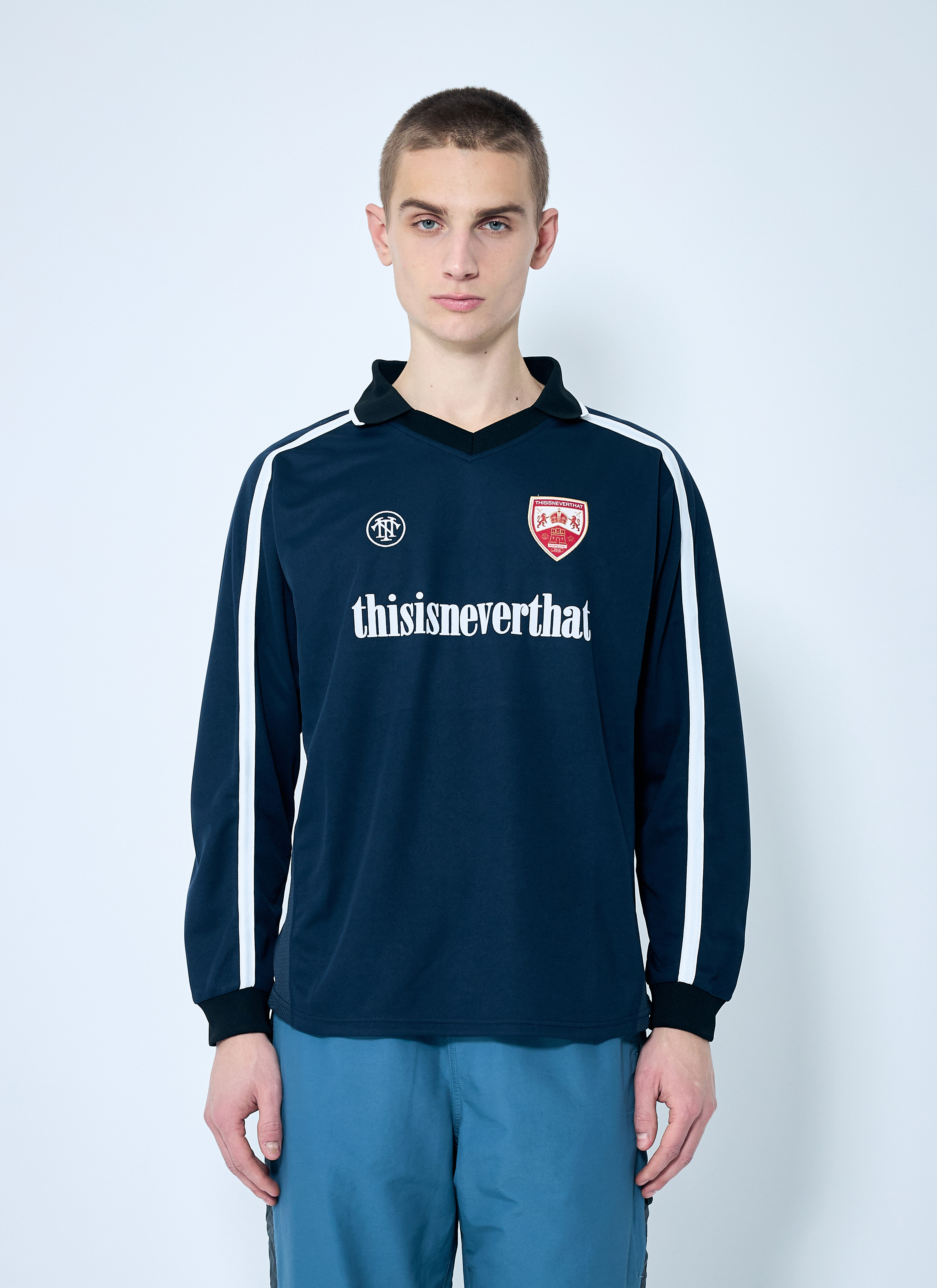 thisisneverthat® Men's' Soccer Jersey Top in Navy | LN-CC®