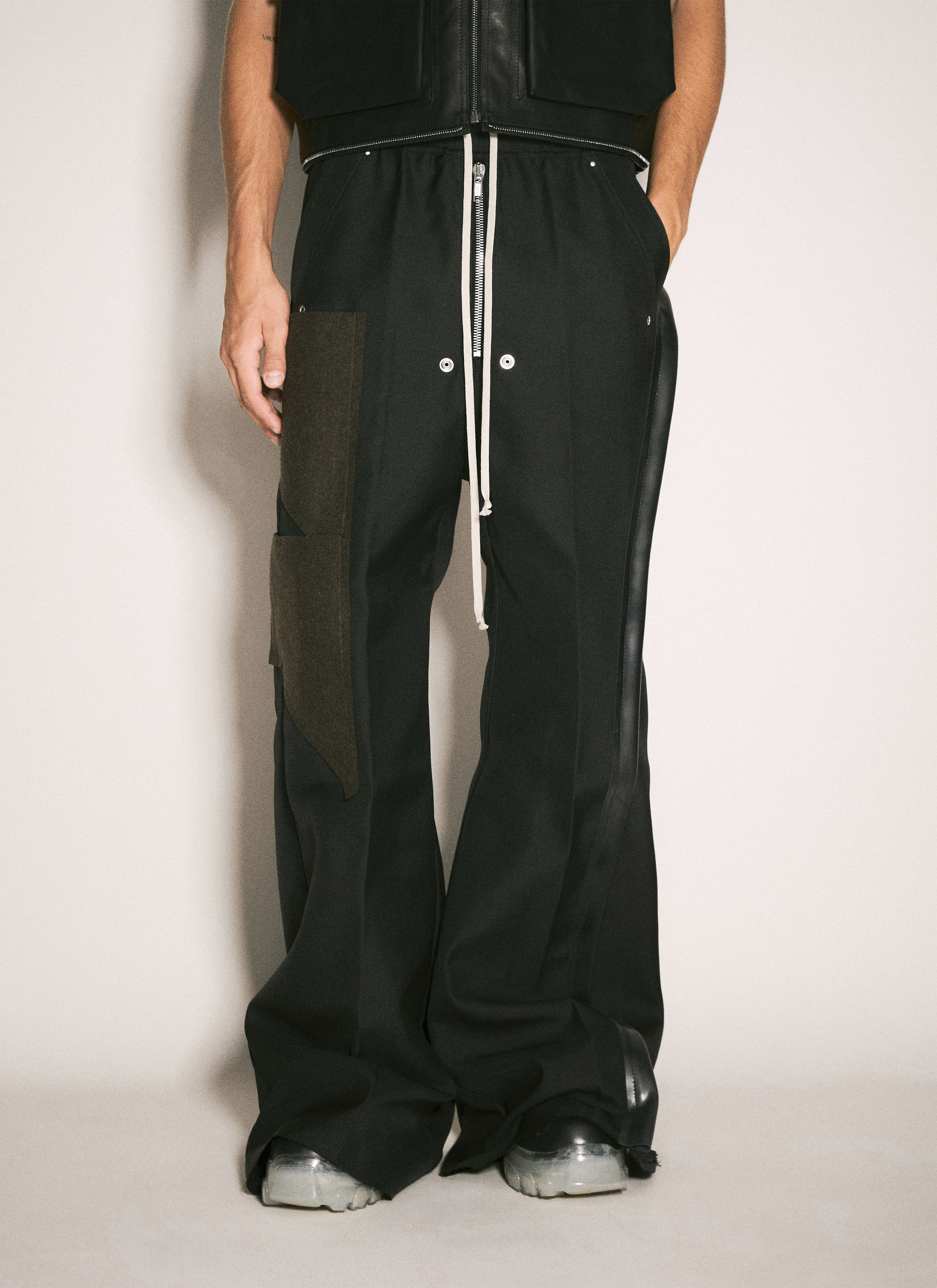 Rick Owens Men's' Wide Bela Pants in Black | LN-CC®