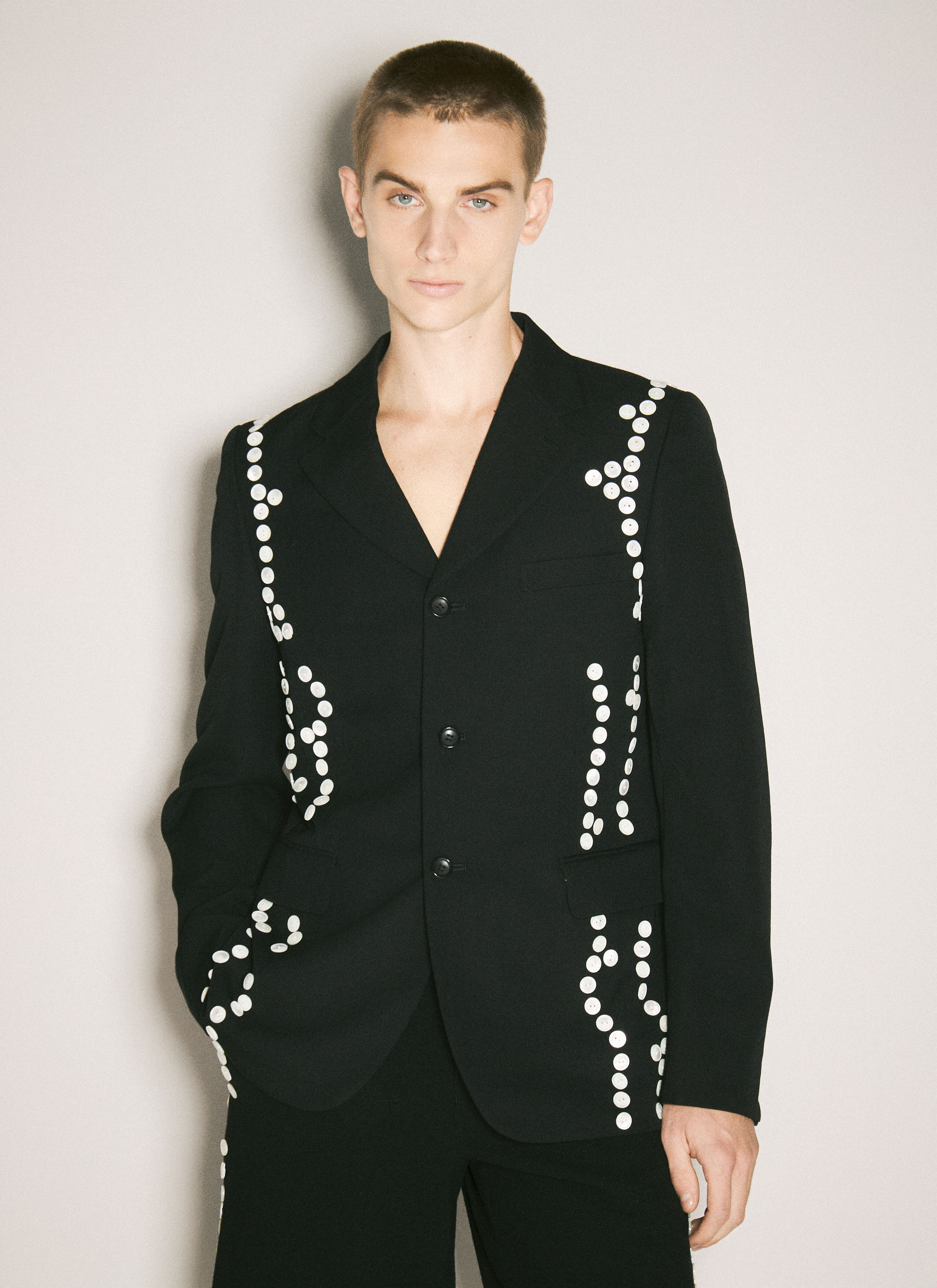 Comme des garcnos homme plus 付け襟 Comme Plus des Button